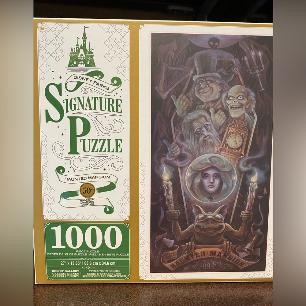 Disney Parks Haunted Mansion Madame Leota Hitchhiking Ghosts Signature Puzzle